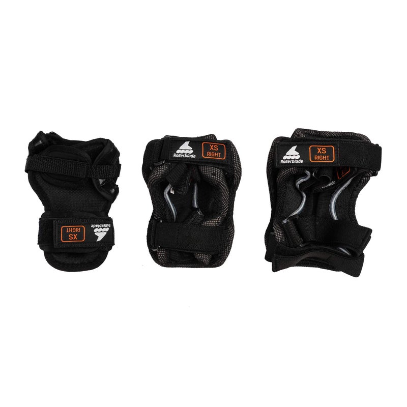 Rollerblade Skategear Junior 3 Pack Protective Gear, Knee Pads, Elbow Pads and Wrist Guards, Multi Sport Protection,Youth, Black - Image 2